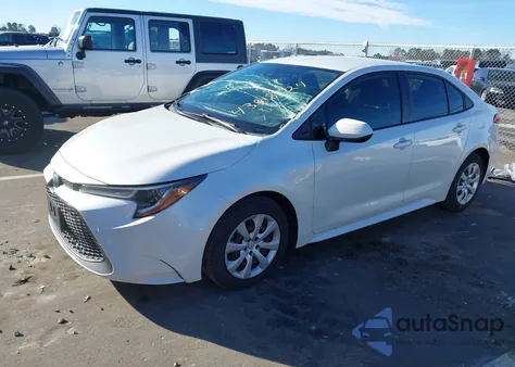 2020 Toyota Corolla Le z USA, uszkodzony, nr VIN JTDEPRAE1LJ098597